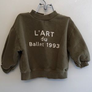 ZARA kids crewneck pullover 12-18 mo